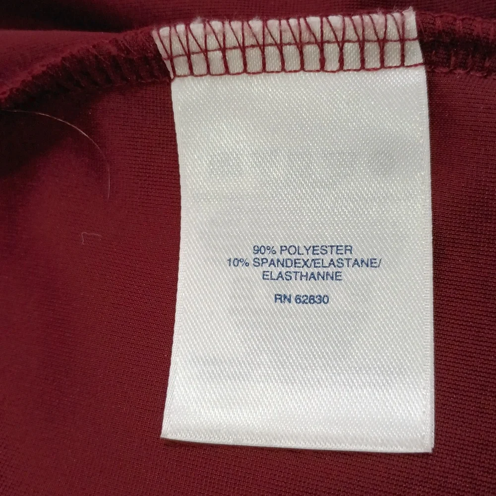 Lands' End, Women's Long Sleeve Dress - Deep Red - Picture 4 of 7
